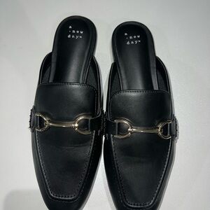 A New Day Women’s Black Slip-On Loafers